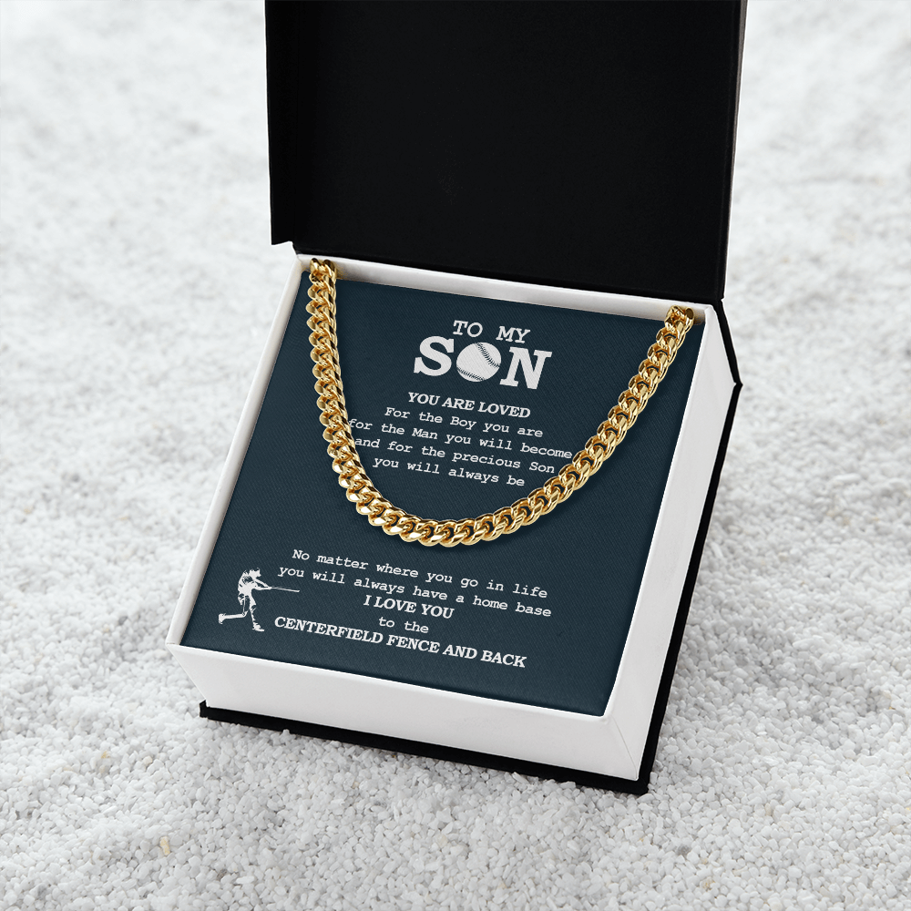 Cuban Link Necklace - My Son Home Base, Cuban Link Chain