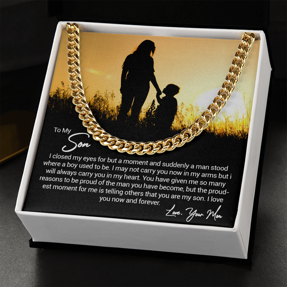 To My Son | Proud Of The Man | Cuban Link Chain