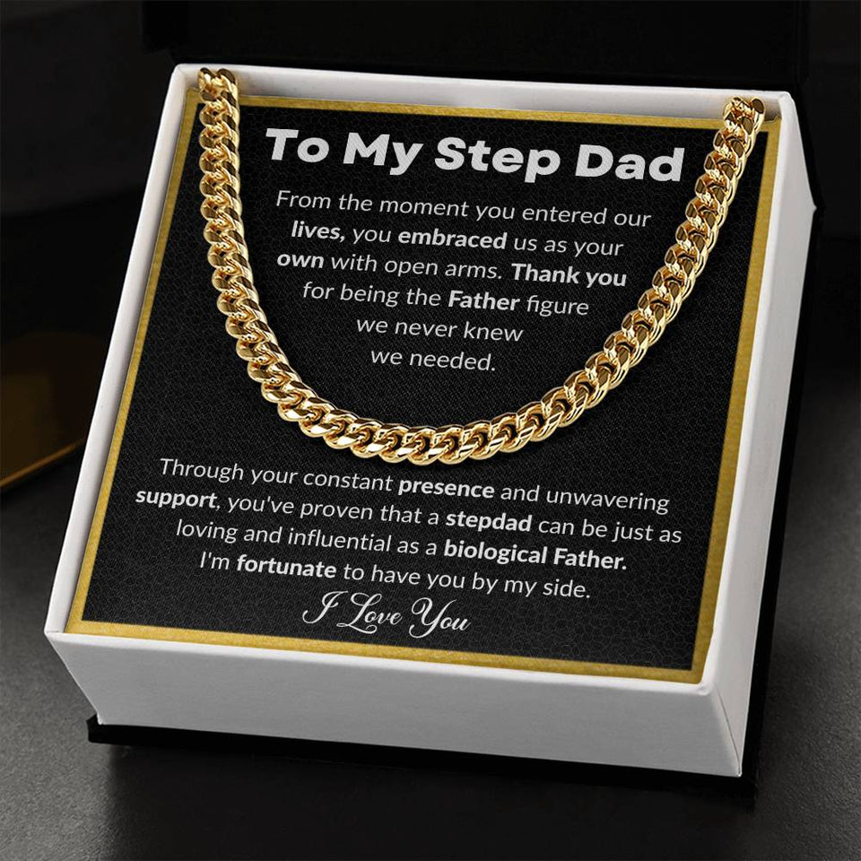 Step Dad Cuban Link Cuban Chain for Men