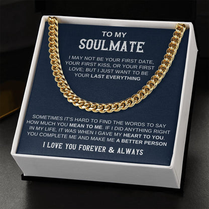 Soulmate Forever: Cuban Link Necklace