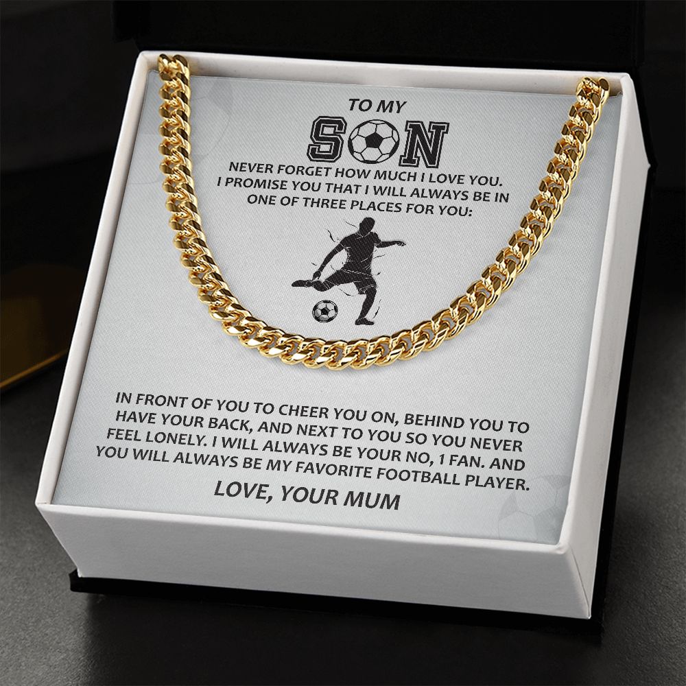 Cuban Link Chain (Stainless Steel) For Son Gift For Mom, necklace For Wife, Gift For Mother's Day