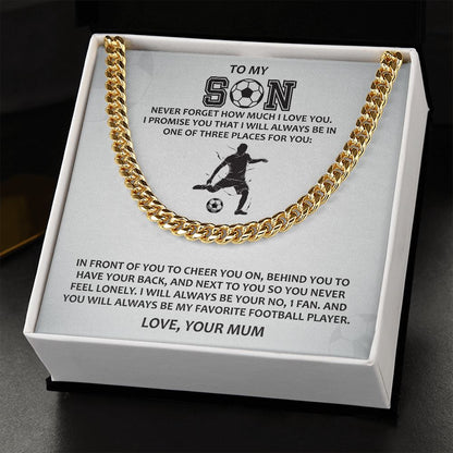 Cuban Link Chain (Stainless Steel) For Son Gift For Mom, necklace For Wife, Gift For Mother's Day