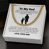 To My Dad From Son | I Know It's Not Easy For A Man | Cuban Link Chain