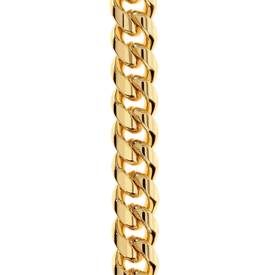 Happy Valentine's Day To The Man I Love Cuban Link Chain Necklace Gift For Mom, necklace For Wife, Gift For Mother's Day