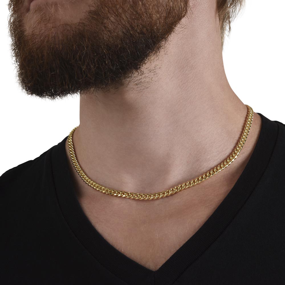 To my Man Cuban Link- White