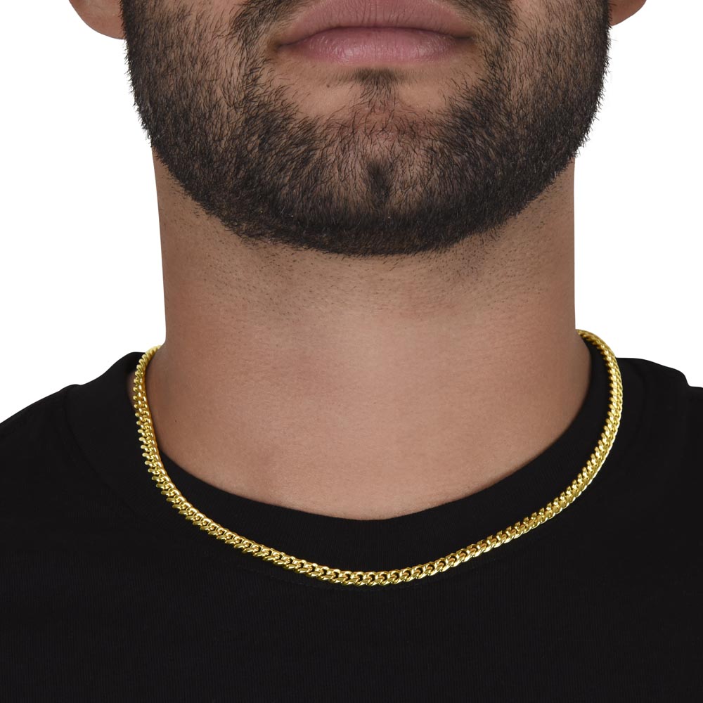 Gift For Son | Stay Strong | Cuban Link Chain