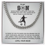 Cuban Link Chain (Stainless Steel) For Son Gift For Mom, necklace For Wife, Gift For Mother's Day
