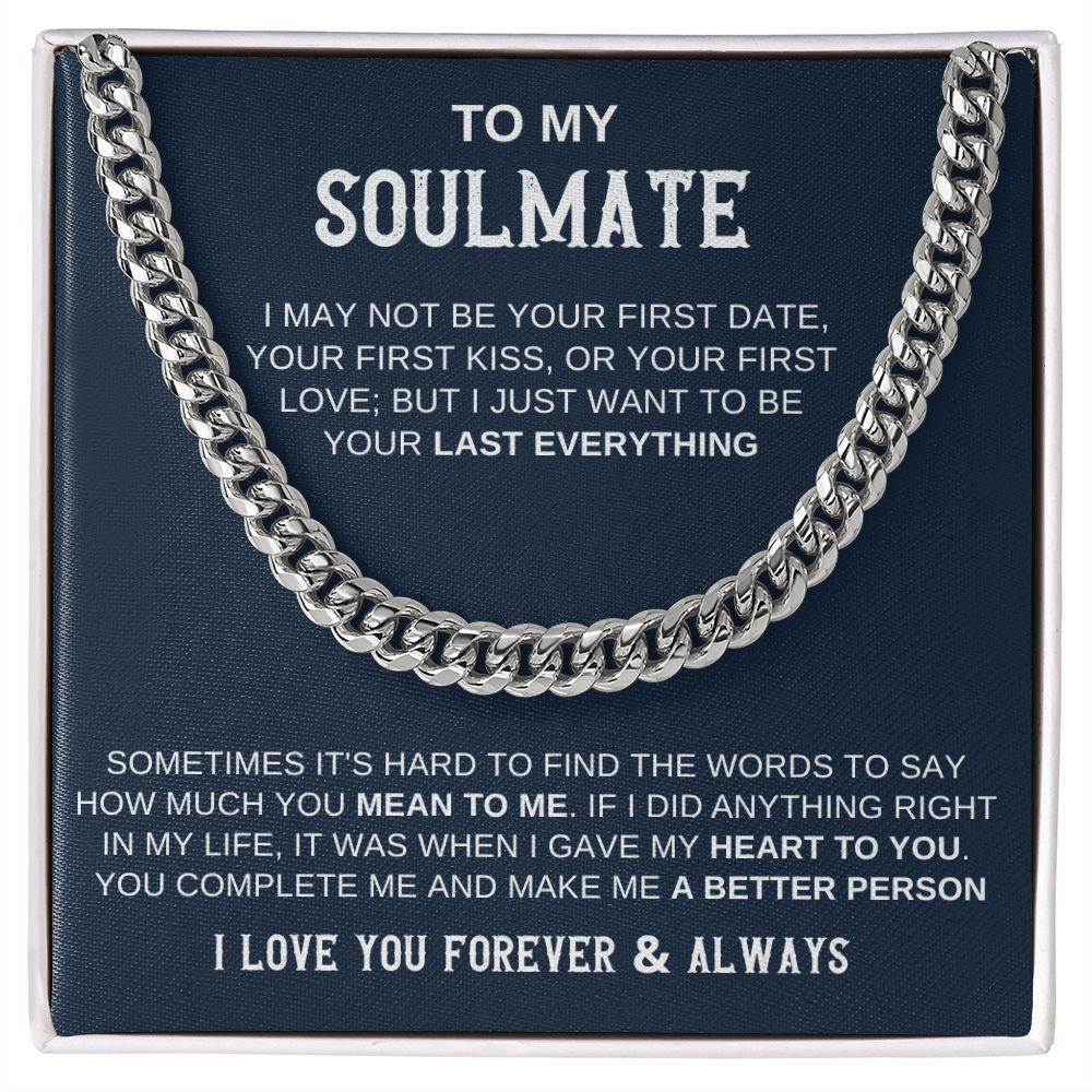 Soulmate Forever: Cuban Link Necklace