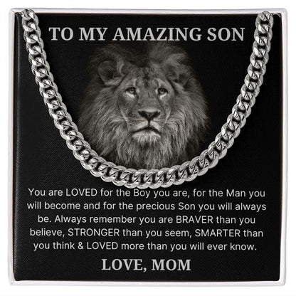 Precious Son - Length Adjustable Cuban Link Chain For Son