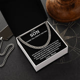 Cuban Link Chain (Stainless Steel) For My Son Gift For Mom, necklace For Wife, Gift For Mother's Day