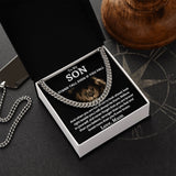 Cuban Link Chain (Stainless Steel) Gift For Son Gift For Mom, necklace For Wife, Gift For Mother's Day