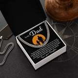 To My Dad My One And Only Cuban Link Chain Necklace for Men