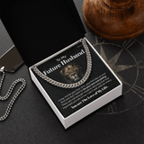 To my Future Husband - You are the love of my life - Cuban Link Chain, Gift For Man, Husband, Gift For Birthday, Christmas