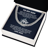 Cuban Link chain For Son Gift for your Football Player Gift For Mom, necklace For Wife, Gift For Mother's Day