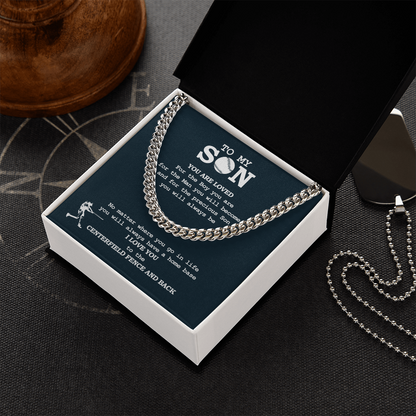 Cuban Link Necklace - My Son Home Base, Cuban Link Chain