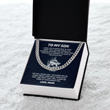 Cuban Link chain For Son Gift for your Football Player Gift For Mom, necklace For Wife, Gift For Mother's Day