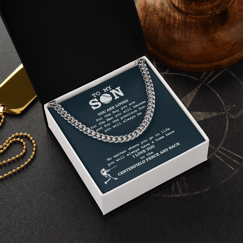 Cuban Link Necklace - My Son Home Base, Cuban Link Chain