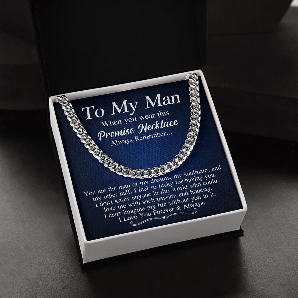 To My Man - The Man Of My Dreams, Cuban Link Chain
