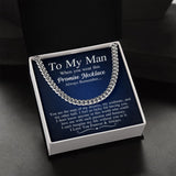To My Man - The Man Of My Dreams, Cuban Link Chain