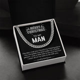 Cuban Link Men's Chain - Christmas Gift for Husband Boyfriend Soulmate