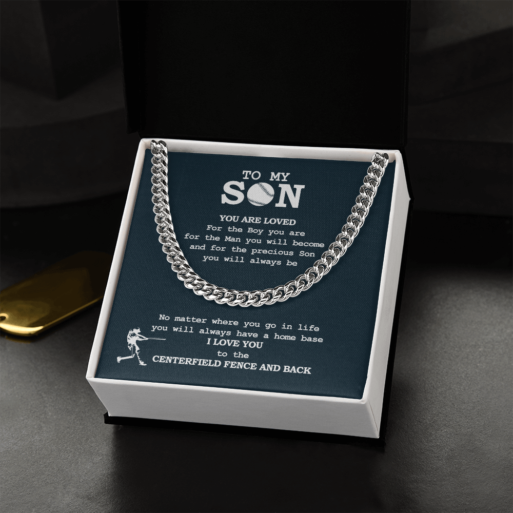 Cuban Link Necklace - My Son Home Base, Cuban Link Chain