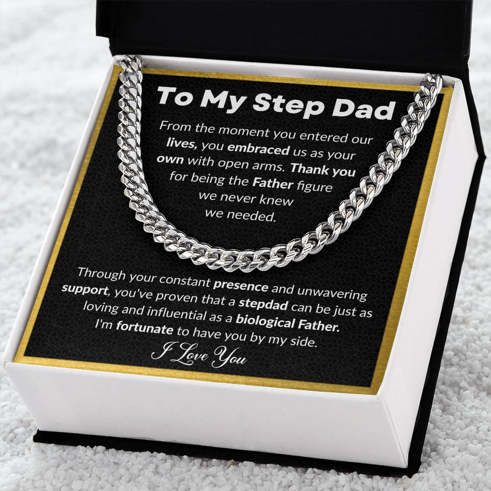 Step Dad Cuban Link Cuban Chain for Men