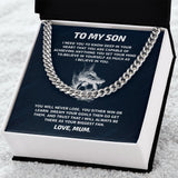 Cuban Link chain For Son Gift for your Football Player Gift For Mom, necklace For Wife, Gift For Mother's Day