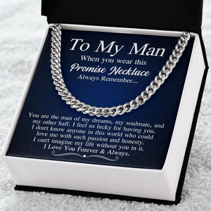 To My Man - The Man Of My Dreams, Cuban Link Chain