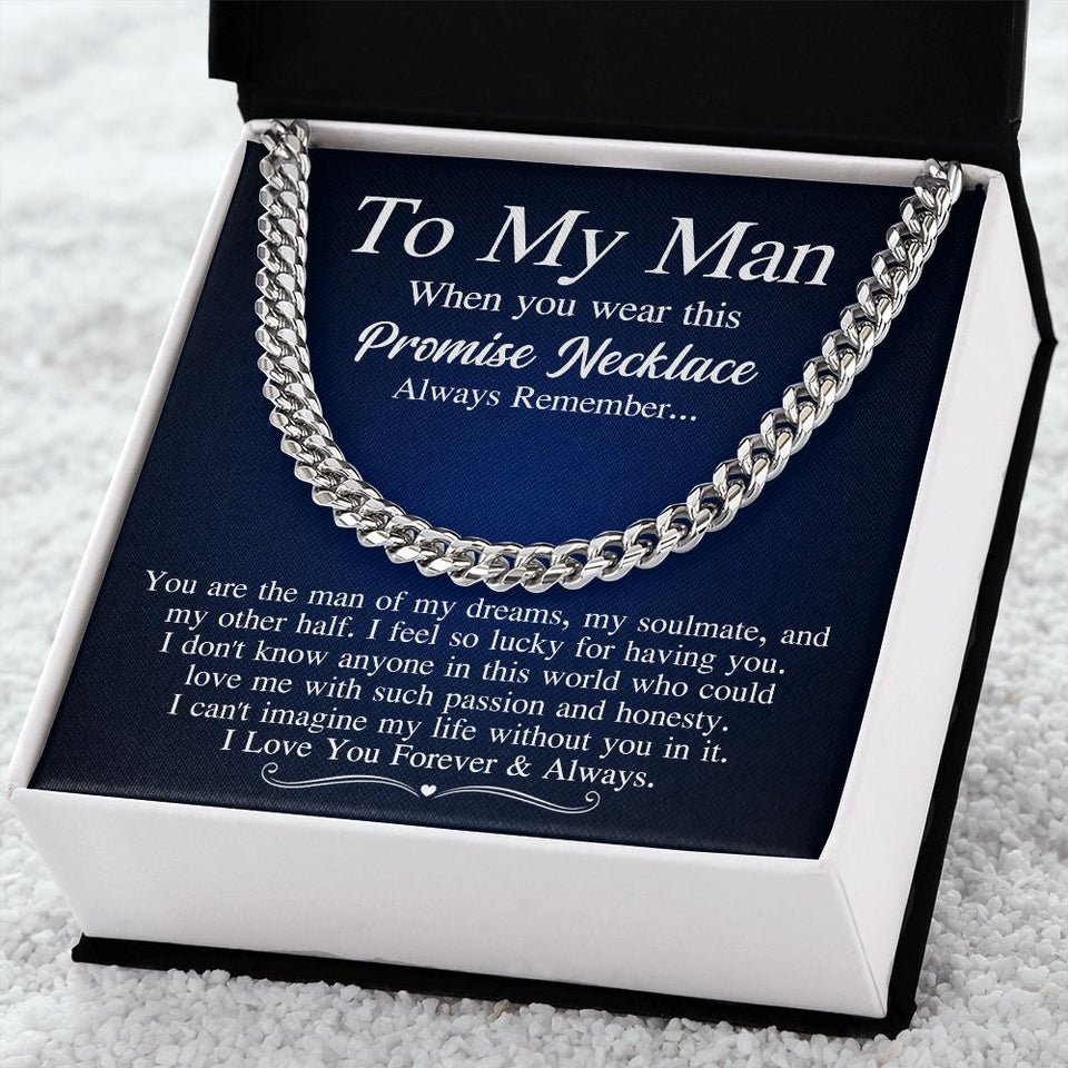 To My Man - The Man Of My Dreams, Cuban Link Chain