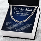 To My Man - The Man Of My Dreams, Cuban Link Chain