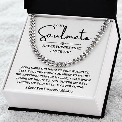 Cuban link chain -To Soulmate