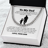 To My Dad From Son | I Know It's Not Easy For A Man | Cuban Link Chain