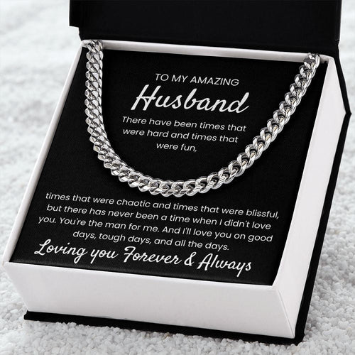 You're The Man - Length Adjustable Cuban Link Chain For Husband