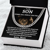 Cuban Link Chain (Stainless Steel) Gift For Son Gift For Mom, necklace For Wife, Gift For Mother's Day