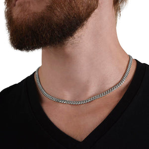 To The World's Best Dad Cuban Link Chain | Thank you for always being there for me - Father's Day, Birthday Christmas Gift from Daughter - Your Little Girl