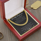 Cuban Link Chain Gift For Boyfriend. Gift For Mom, necklace For Wife, Gift For Mother's Day