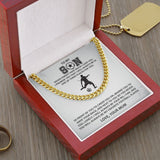 Cuban Link Chain (Stainless Steel) For Son Gift For Mom, necklace For Wife, Gift For Mother's Day
