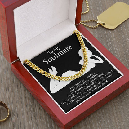 For My Soulmate - I Will Love And Annoy You To The Ends Of The Earth, Cuban Link Chain