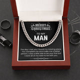 Cuban Link Men's Chain - Christmas Gift for Husband Boyfriend Soulmate
