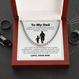 To My Dad From Son | I Know It's Not Easy For A Man | Cuban Link Chain