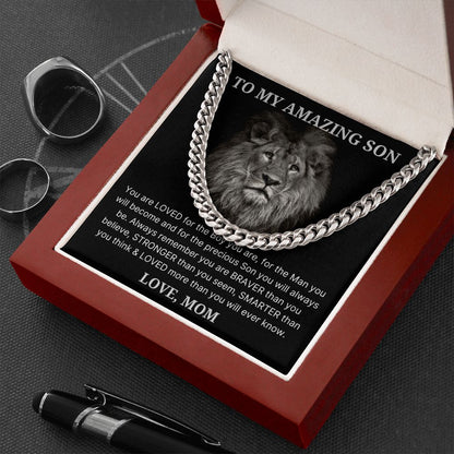 Precious Son - Length Adjustable Cuban Link Chain For Son
