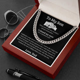 My Proudest Moment - Length Adjustable Cuban Link Chain For Son