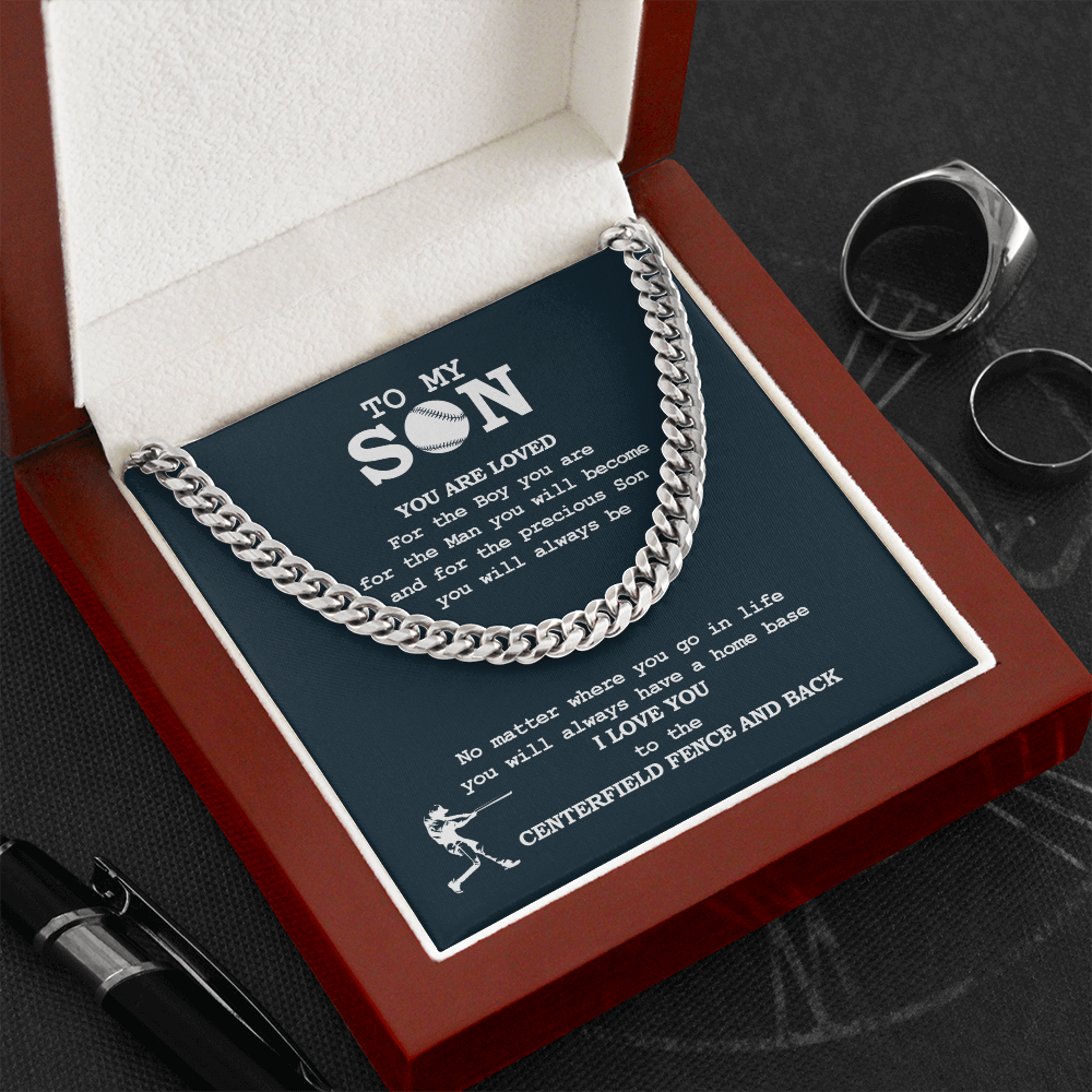Cuban Link Necklace - My Son Home Base, Cuban Link Chain