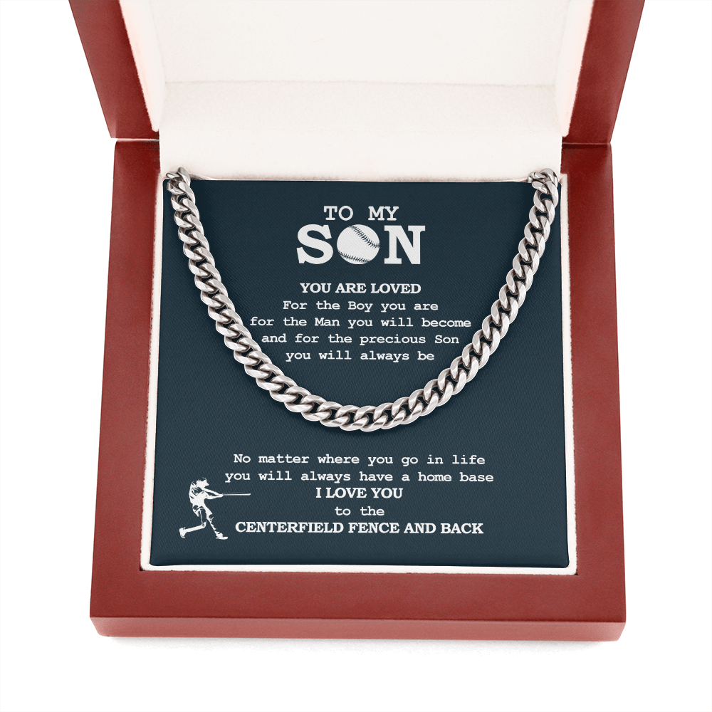 Cuban Link Necklace - My Son Home Base, Cuban Link Chain