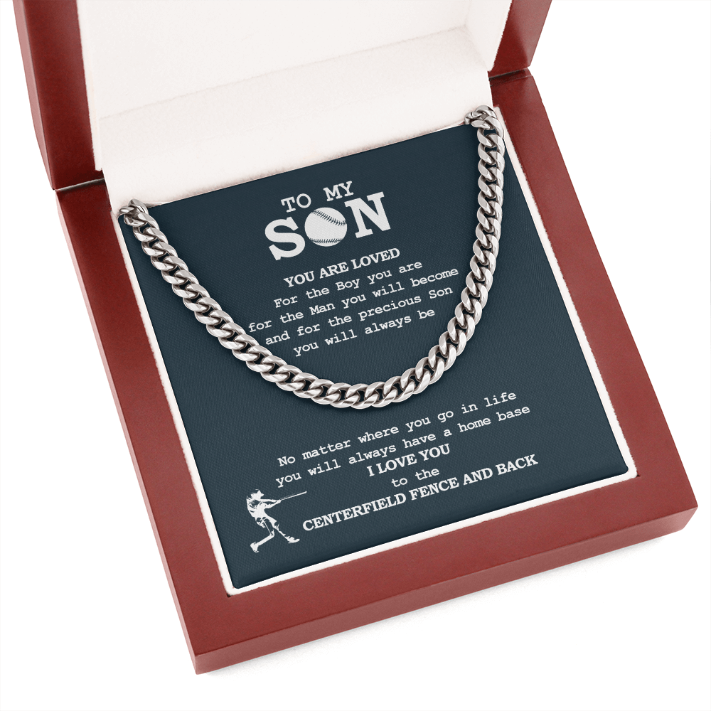Cuban Link Necklace - My Son Home Base, Cuban Link Chain