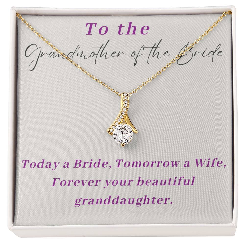 Grandmother of The Bride Alluring Beauty Necklace