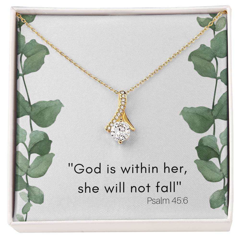 God Is Within Her Alluring Beauty Necklace