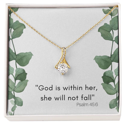 God Is Within Her Alluring Beauty Necklace