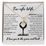 Loved More Than You Know - Alluring Beauty Necklace For Golfer Wife