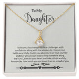 To My Daughter - Strength - Alluring Beauty Necklace